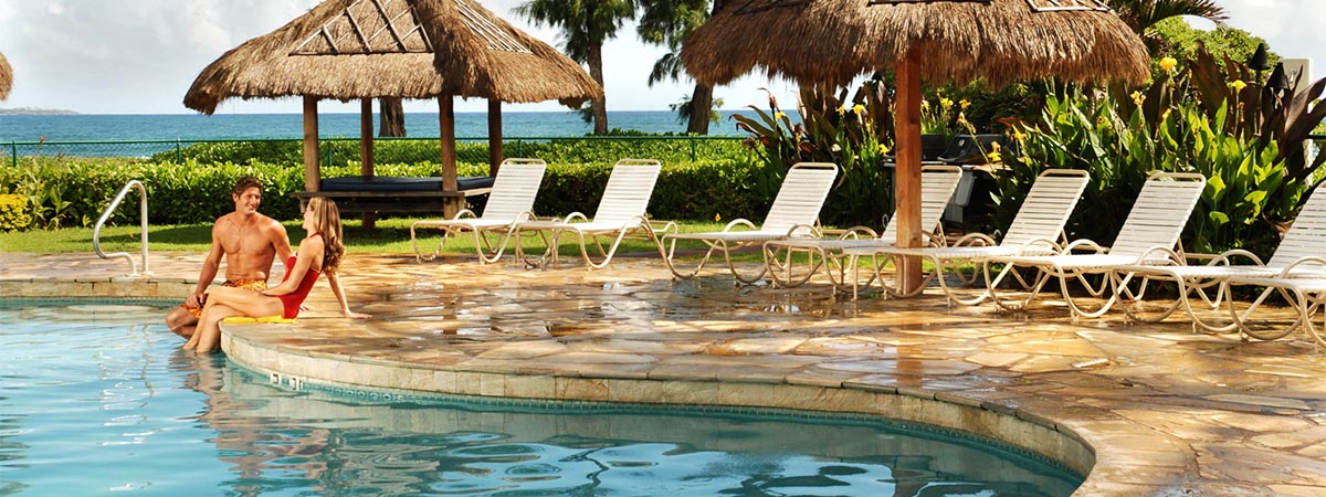 Aston Islander on the Beach in Kapaa, Hawaii