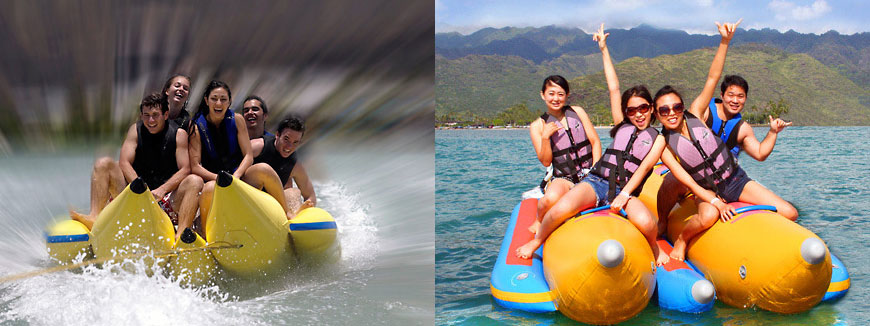 Banana Boat Ride - H2O Sports Combos in Honolulu, Oahu, Hawaii