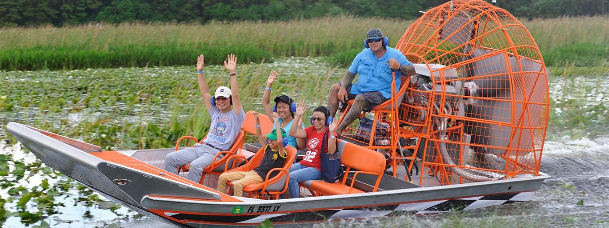 Boggy Creek Airboat Adventures in Kissimmee, Florida