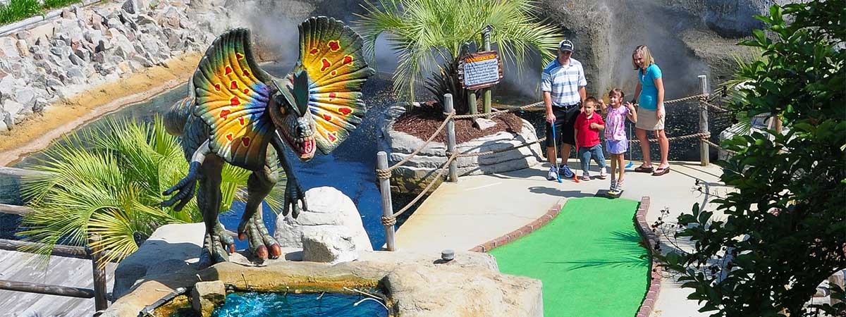 Jurassic Mini Golf in Myrtle Beach, South Carolina