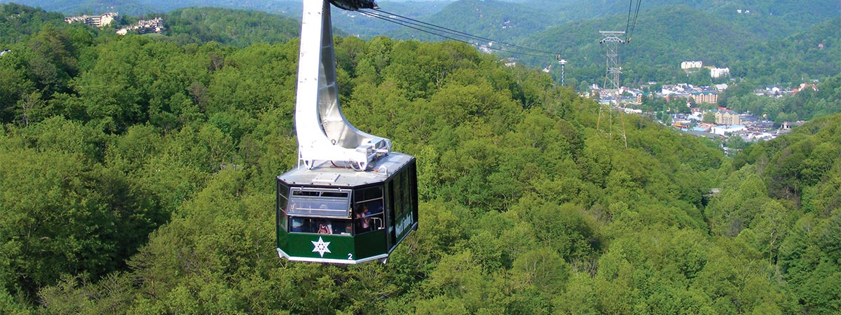 Ober Mountain Tram in Gatlinburg, Tennessee